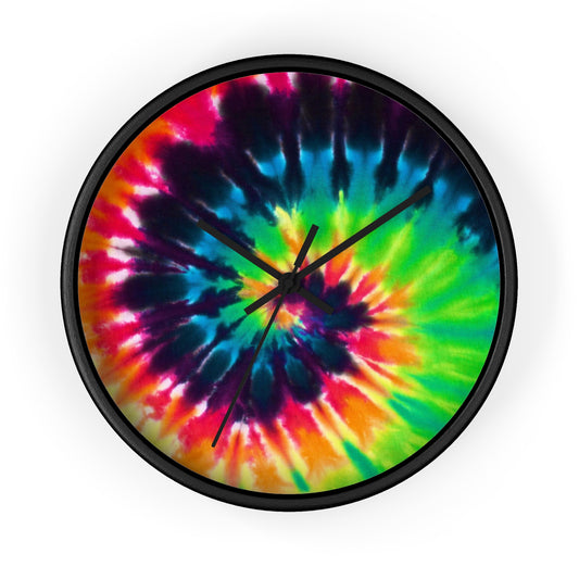 Spiral Tie-dye Wall Clock - Expressive DeZien 