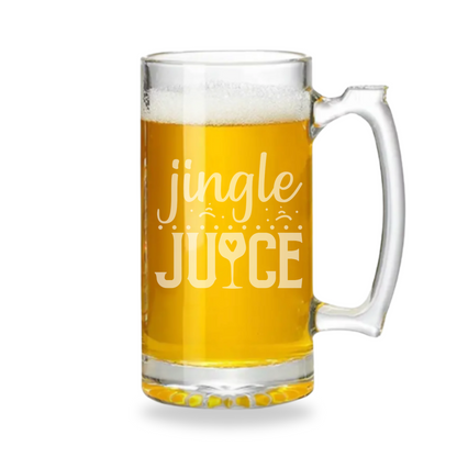 Jingle Juice - 26.5oz Tavern Beer Mug | Christmas - Expressive DeZien 