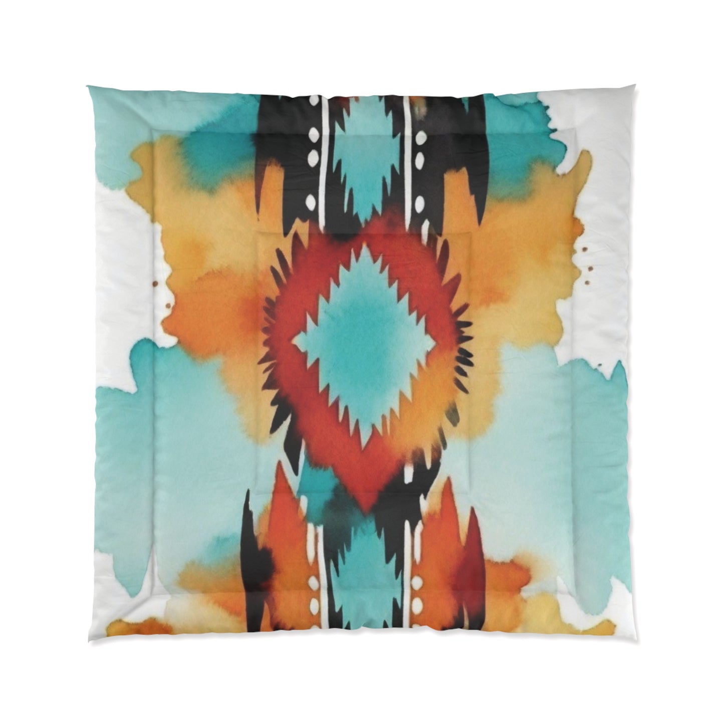 Vibrant Tribal Print Comforter - Boho Chic Bedding for Cozy Home Decor