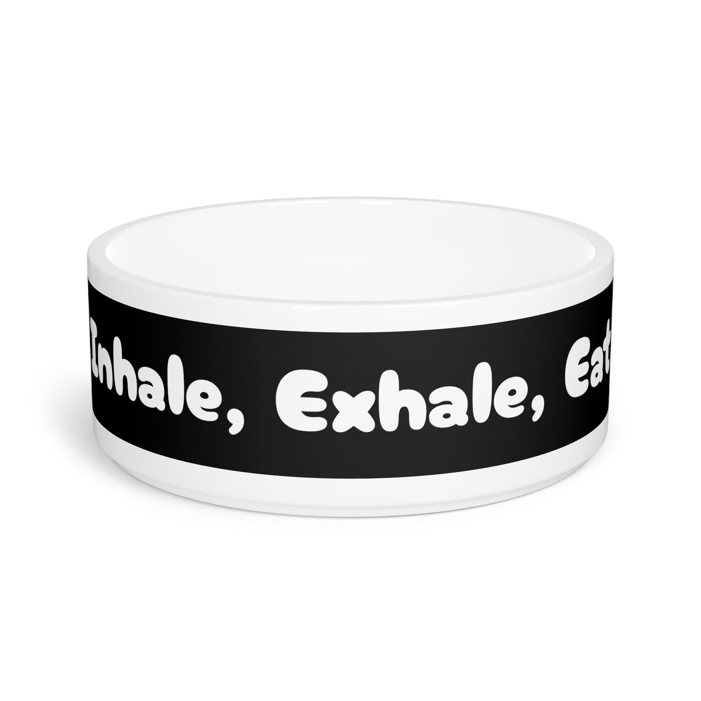 Pet Bowl Inhale, Exhale, Eat - Expressive DeZien 