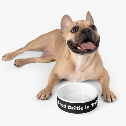 Pet Bowl Food Critic in Training - Expressive DeZien 
