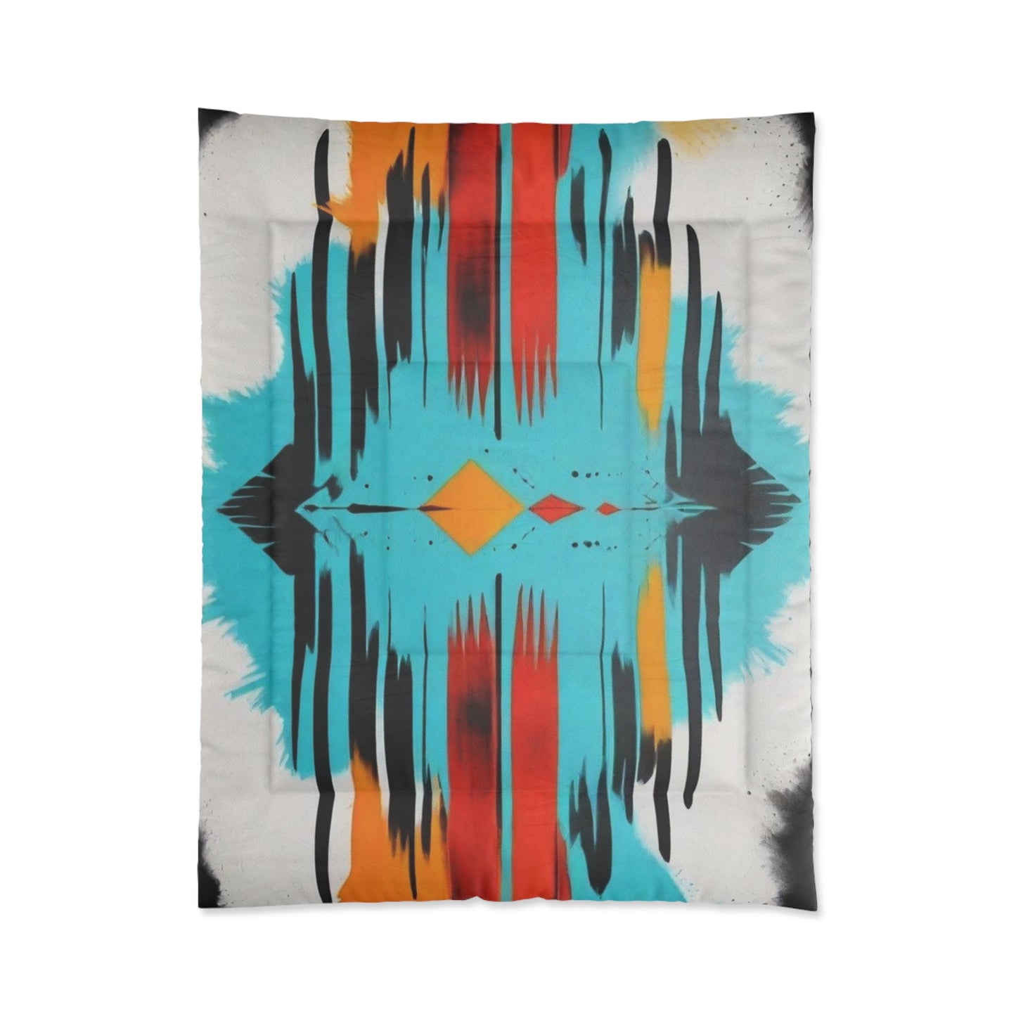 Vibrant Abstract Comforter - Colorful Bedspread for Cozy Bedrooms