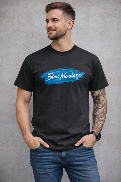 Bleu Mondaze Podcast Tee | Comfort Colors Heavyweight Blues Music T Shirt CC1717