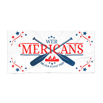 LIMITED EDITION 'MERICANS River Towel - Expressive DeZien 