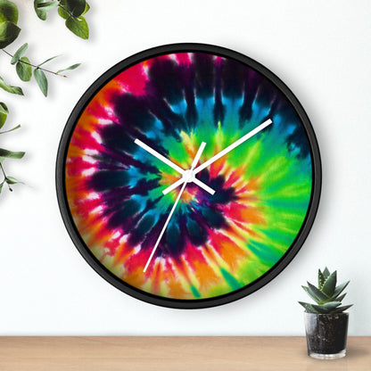 Spiral Tie-dye Wall Clock - Expressive DeZien 