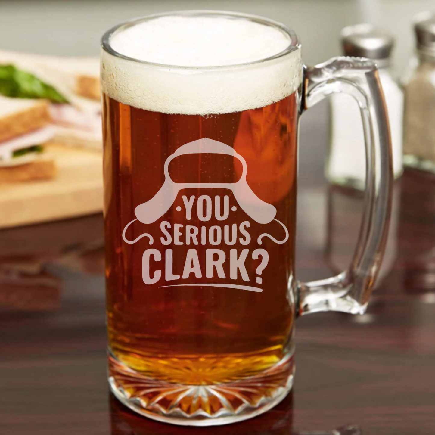 Are You Serious Clark - 26.5oz Tavern Beer Mug | Christmas - Expressive DeZien 