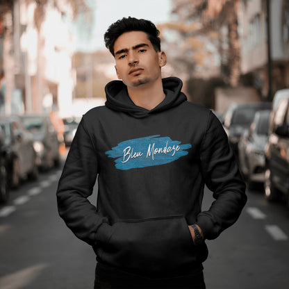 Bleu Mondaze Podcast Hoodie | Heavyweight Blues Music Pullover Sweatshirt