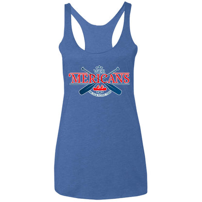 LIMITED EDITION 'MERICANS Ladies' Triblend Racerback Tank - Expressive DeZien 