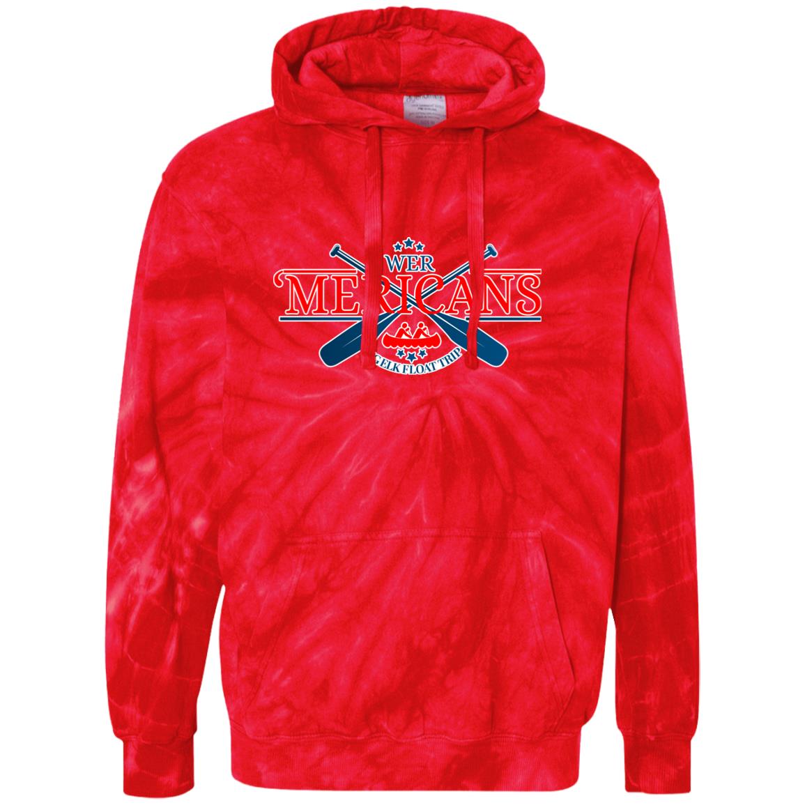 LIMITED EDITION 'Merican Unisex Tie-Dyed Pullover Hoodie - Expressive DeZien 
