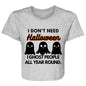 I Ghost People Ladies' Flowy Cropped Tee - Expressive DeZien 