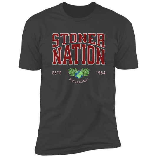 Stoner Nation Care T-Shirt Premium Short Sleeve Tee (Closeout) - Expressive DeZien 