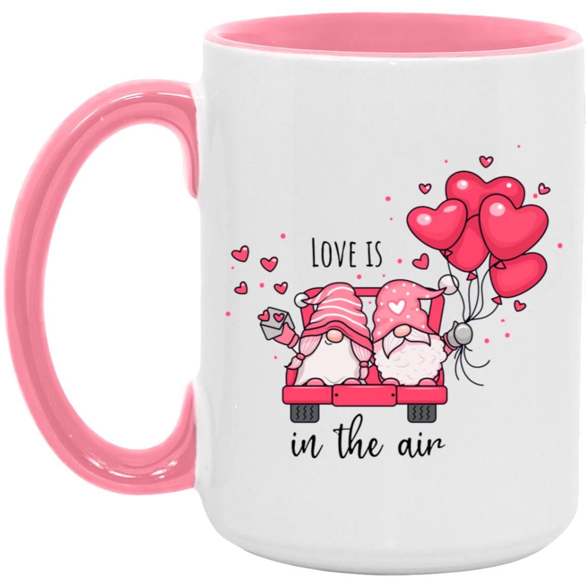 Gnome Love is in the air 15oz Accent Mug - Expressive DeZien 