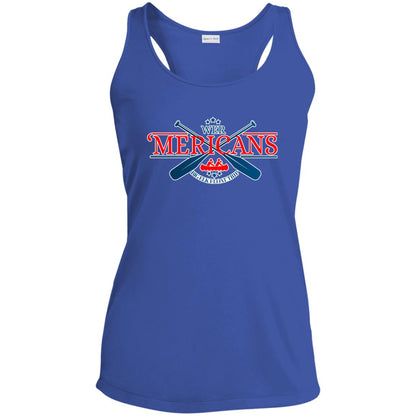 LIMITED EDITION 'MERICANS Ladies' Performance Racerback Tank - Expressive DeZien 