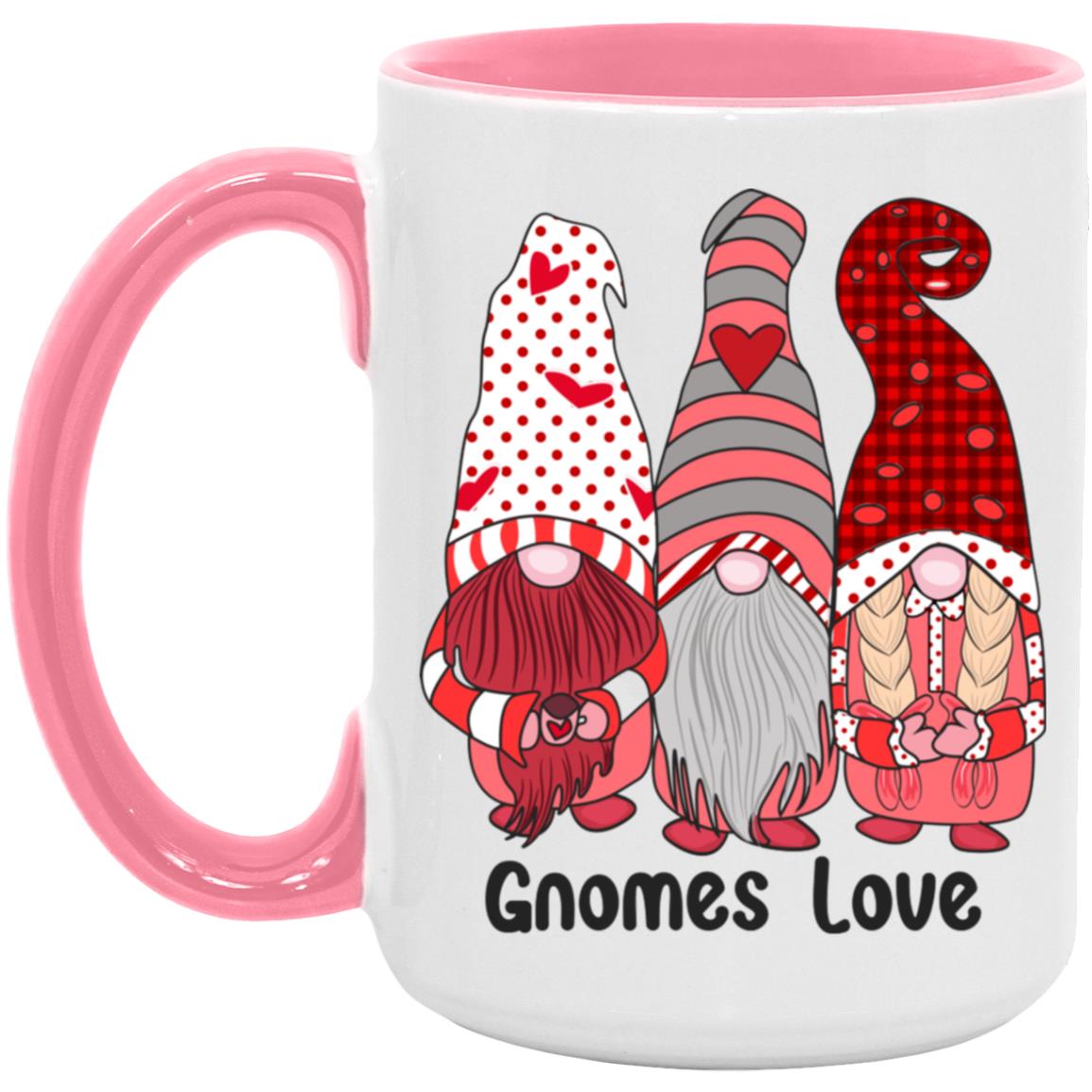Gnomes Love 15oz Accent Mug - Expressive DeZien 
