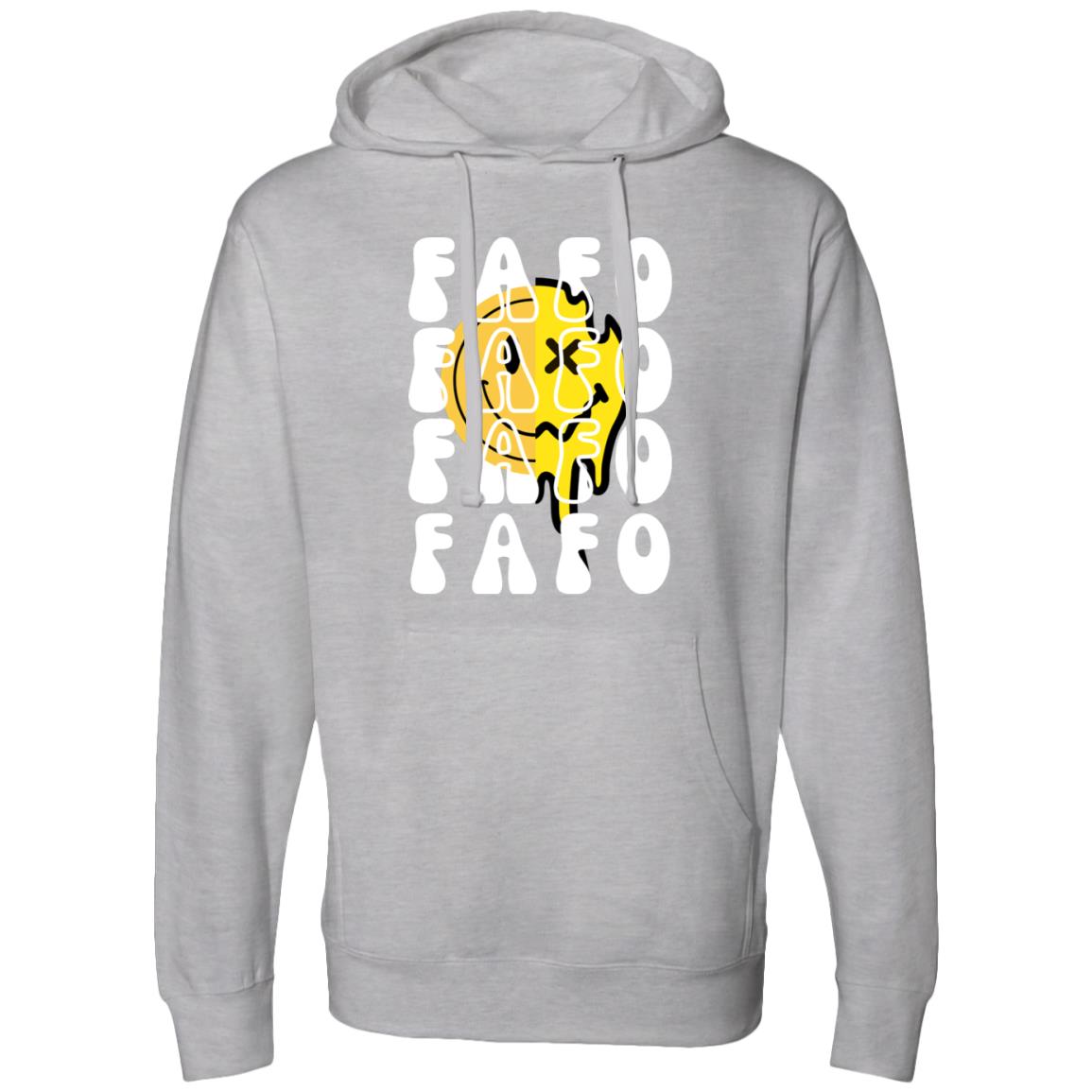 FAFO Retro Smile Midweight Hooded Sweatshirt - Expressive DeZien 