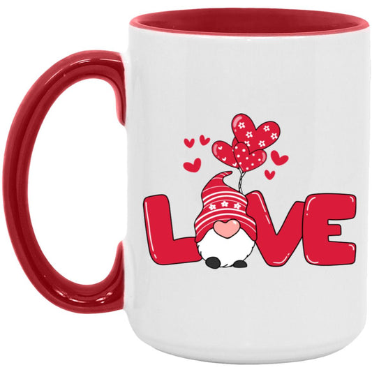 Gnome Love 15oz Accent Mug - Expressive DeZien 