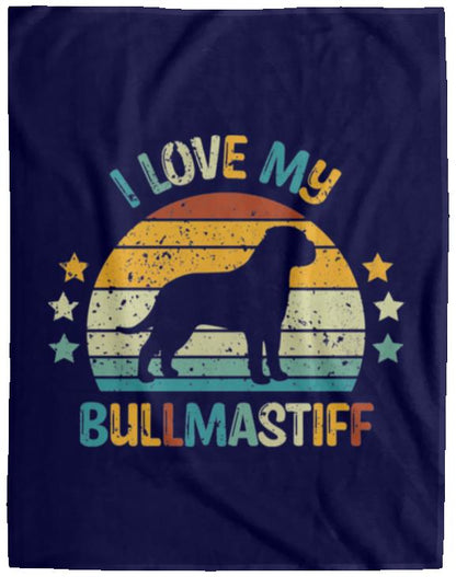 I love my Bullmastiff Cozy Plush Fleece Blanket - 60x80 - Expressive DeZien 