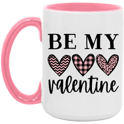 Be My Valentine 15oz Accent Mug - Expressive DeZien 