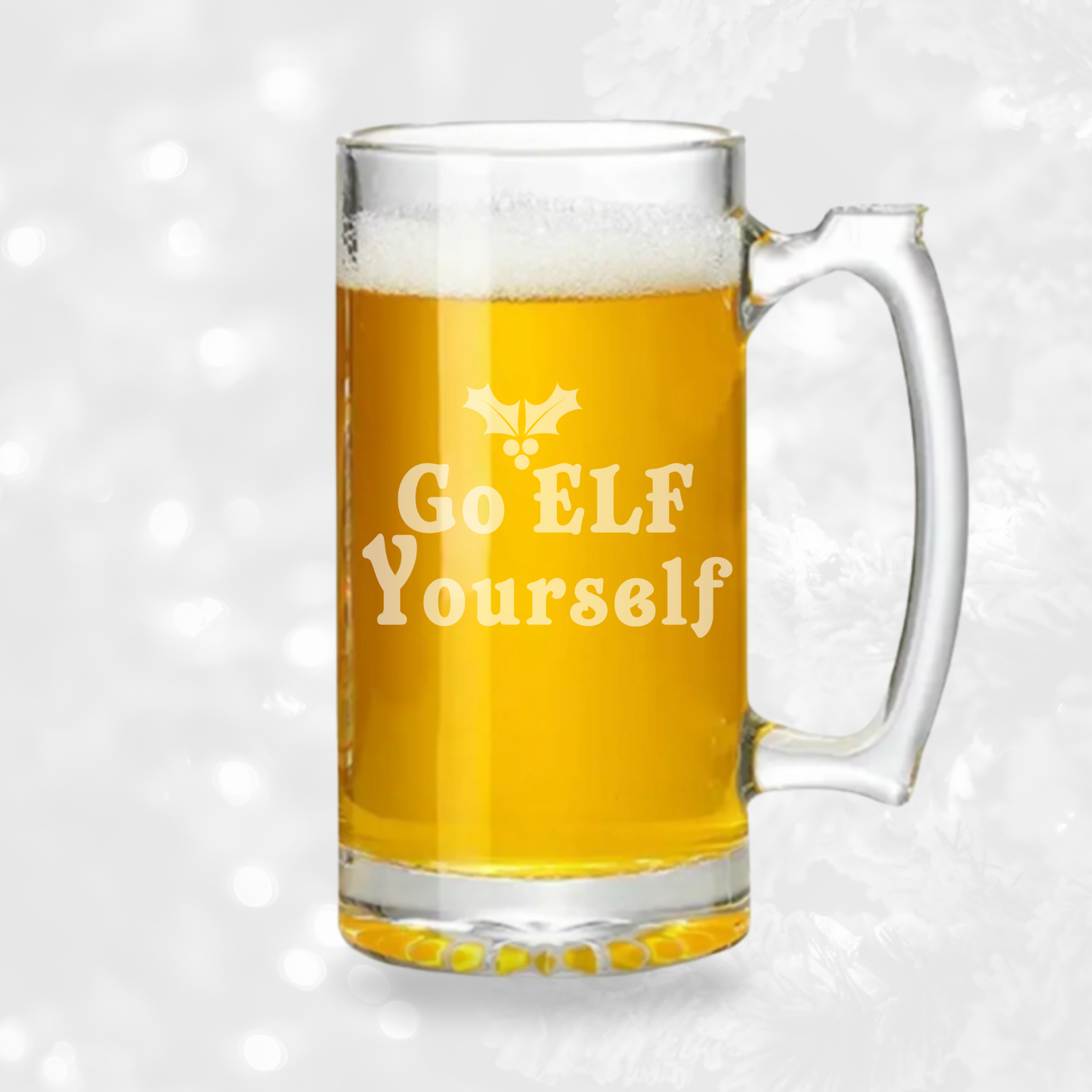 Go Elf Yourself - 26.5oz Tavern Beer Mug | Christmas - Expressive DeZien 