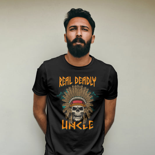 Real Deadly Uncle Premium Short Sleeve T-Shirt - Expressive DeZien 
