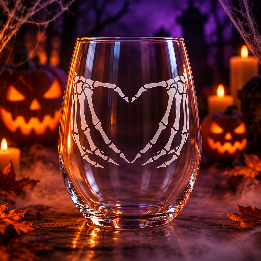 Skeleton Hands in a heart