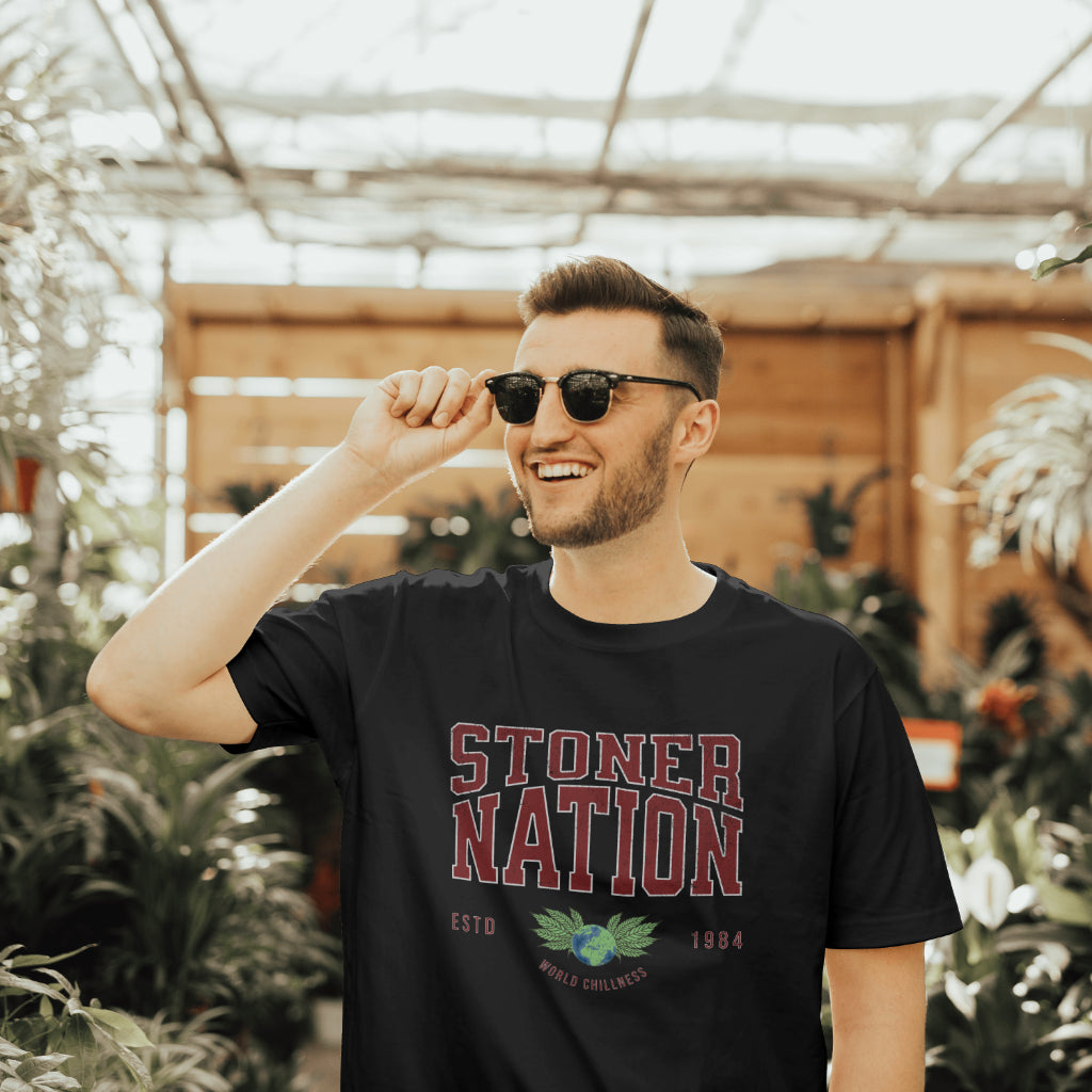 Stoner Nation Premium Short Sleeve T-Shirt - Expressive DeZien 
