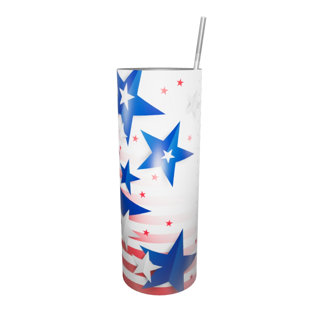 20oz Stainless steel tumbler Star Spangle