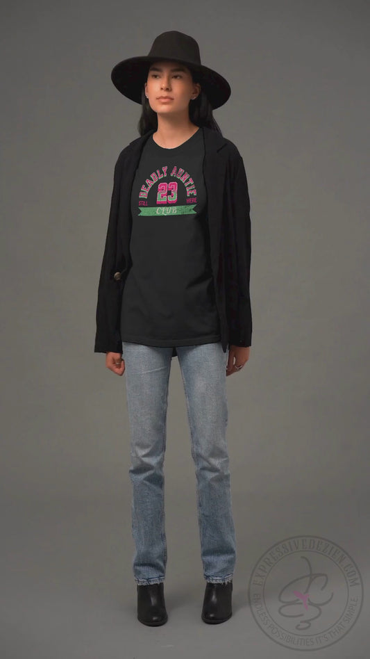 Deadly Auntie Club, Women's Boyfriend T-shirt (Copy)