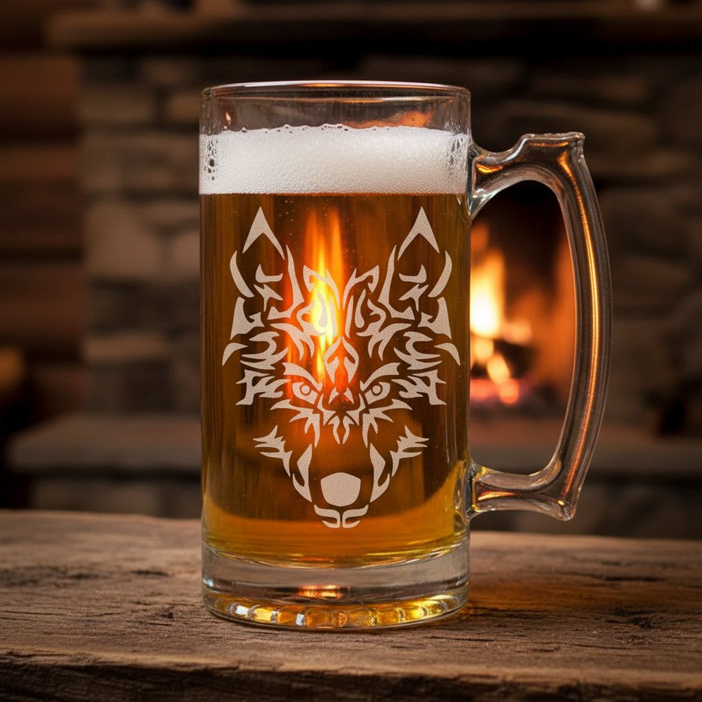 Wolf Rustic Cabin Lifestyle Shot