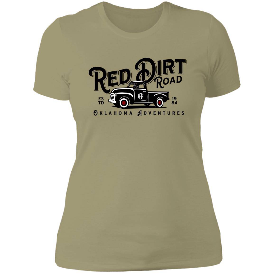 Red Dirt Road Adventures Next Level Ladies' Boyfriend Tee - Expressive DeZien 
