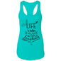 Life is better when you're laughing Ladies Ideal Racerback Tank - Expressive DeZien 