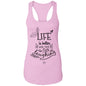 Life is better when you're laughing Ladies Ideal Racerback Tank - Expressive DeZien 