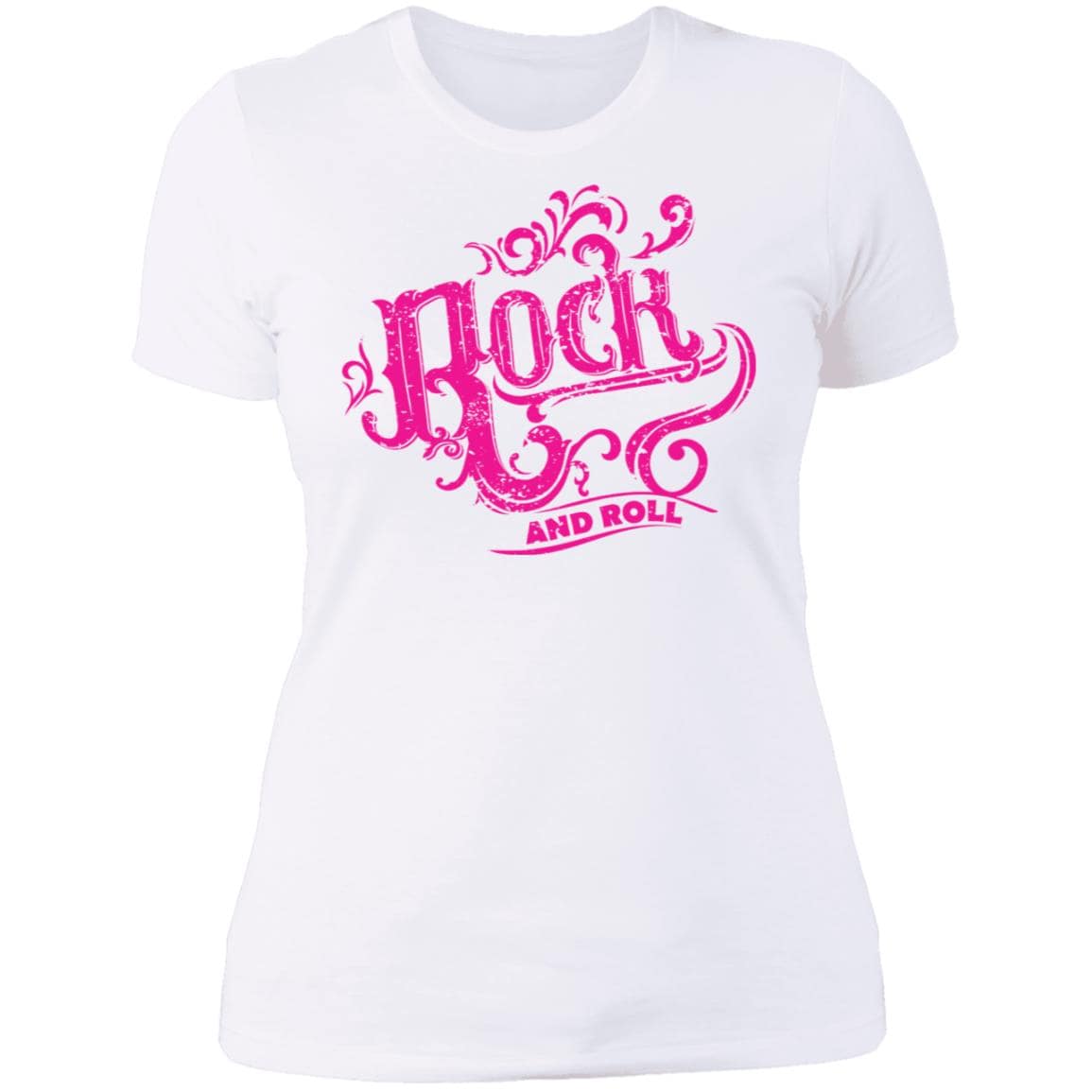 Rock and Roll Ladies' Boyfriend T-Shirt - Expressive DeZien 