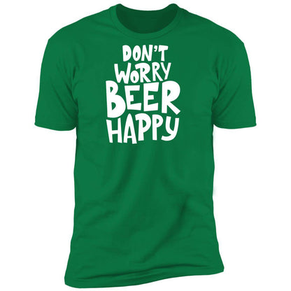Don't worry Beer Happy Premium Short Sleeve T-Shirt - Expressive DeZien 