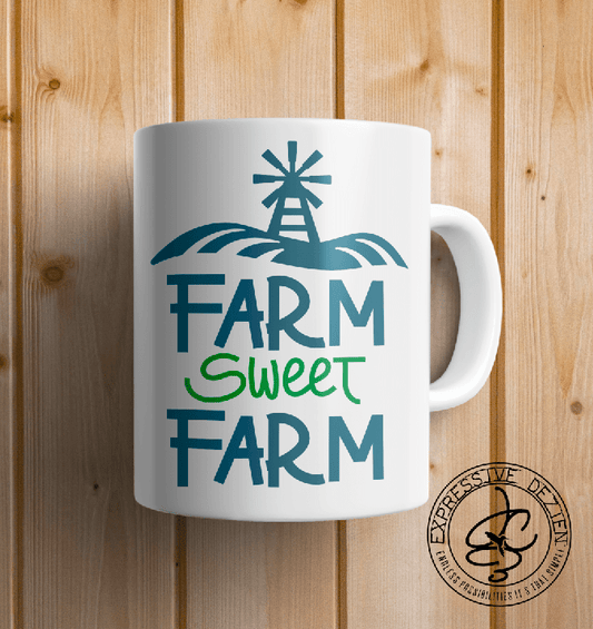 Farm Sweet Farm 15oz. Mug - Expressive DeZien 