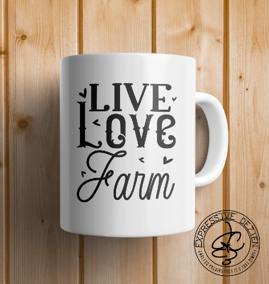 Live Love Farm 15oz. Mug - Expressive DeZien 