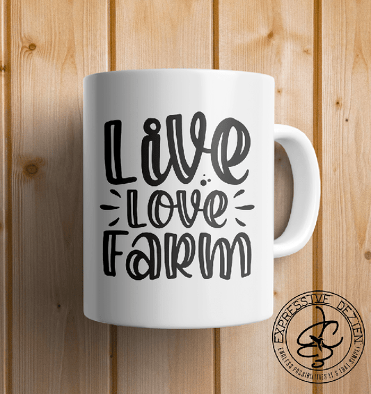 Live Love Farm 15oz. Mug - Expressive DeZien 