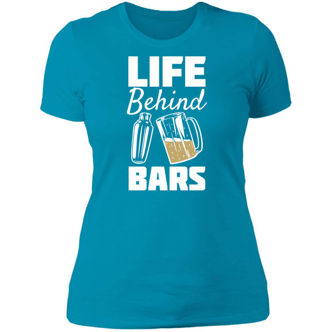 Life Behind Bars Ladies' Boyfriend T-Shirt - Expressive DeZien 