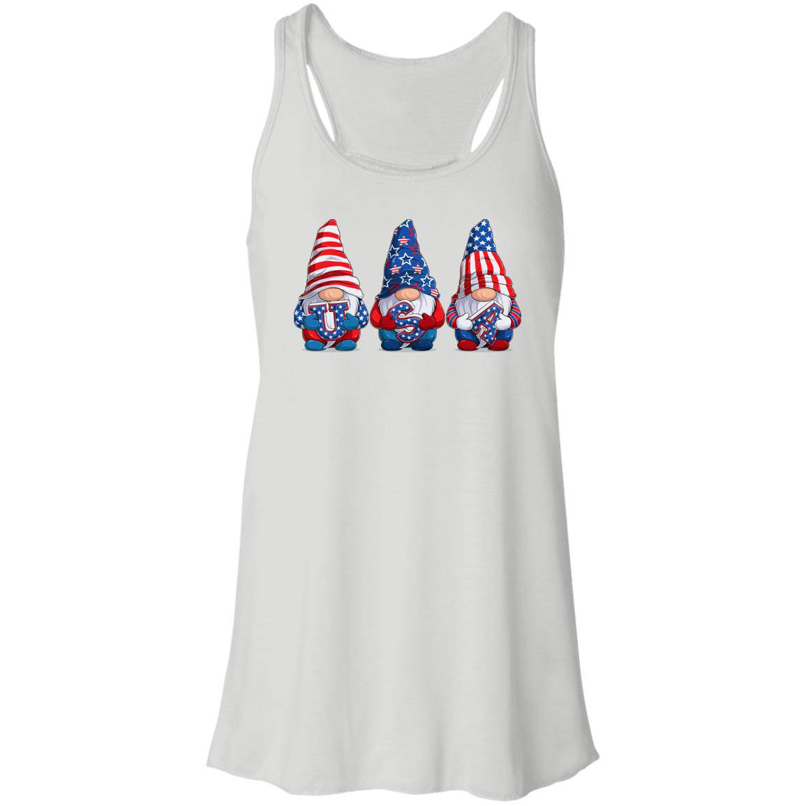 July 4th Flowy Racerback Tank - Expressive DeZien 