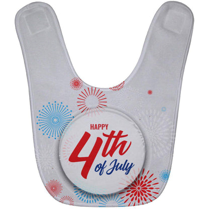 Happy 4th of July Baby Bib - Expressive DeZien 