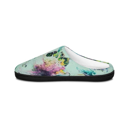 Women's Indoor Slippers Watercolor Delight Original Artwork by apb_funkylittlethings - Expressive DeZien 