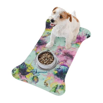 Pet Feeding Mats Watercolor Delight Original Artwork by apb_funkylittlethings - Expressive DeZien 