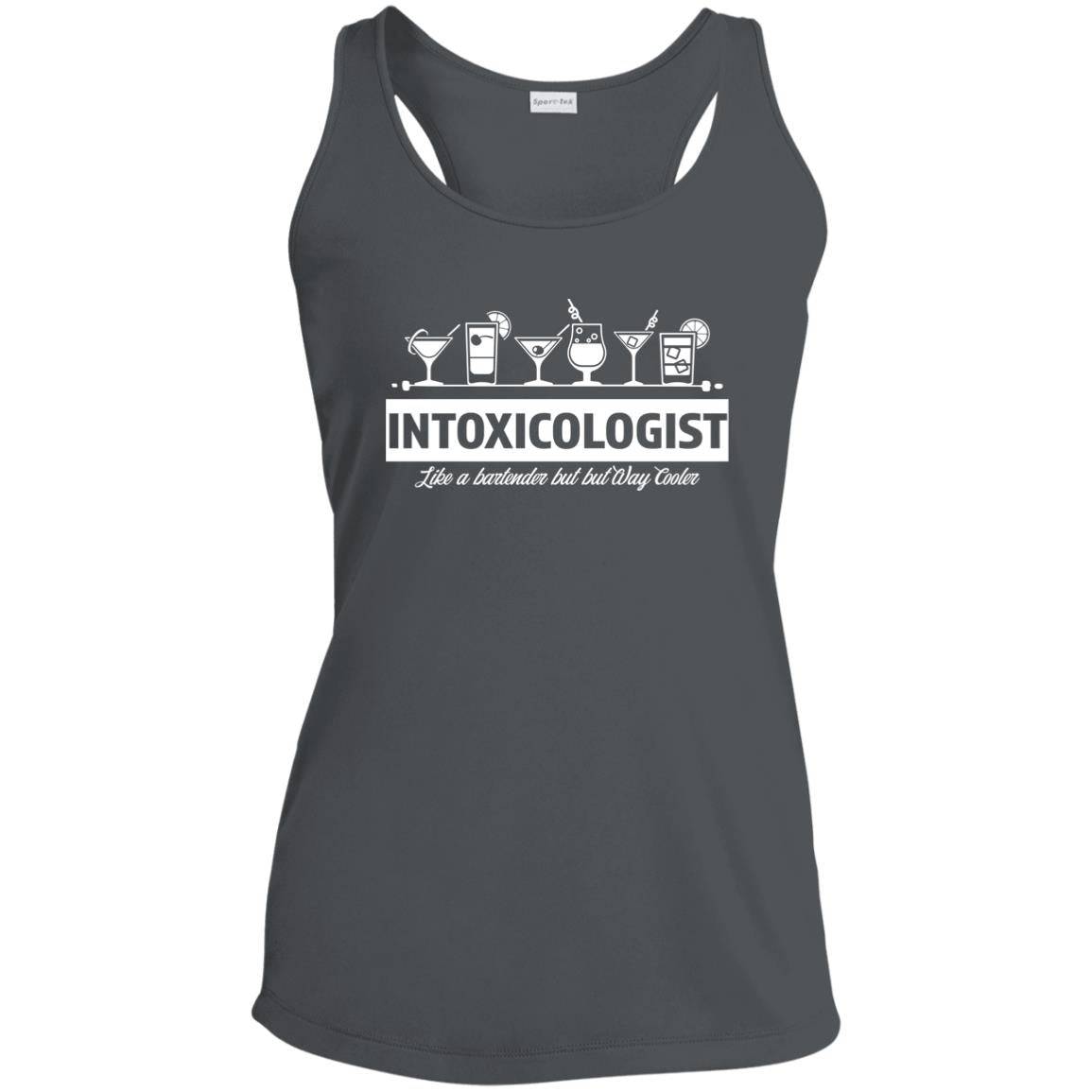 Intoxicologist Bartender Ladies' Performance Racerback Tank - Expressive DeZien 