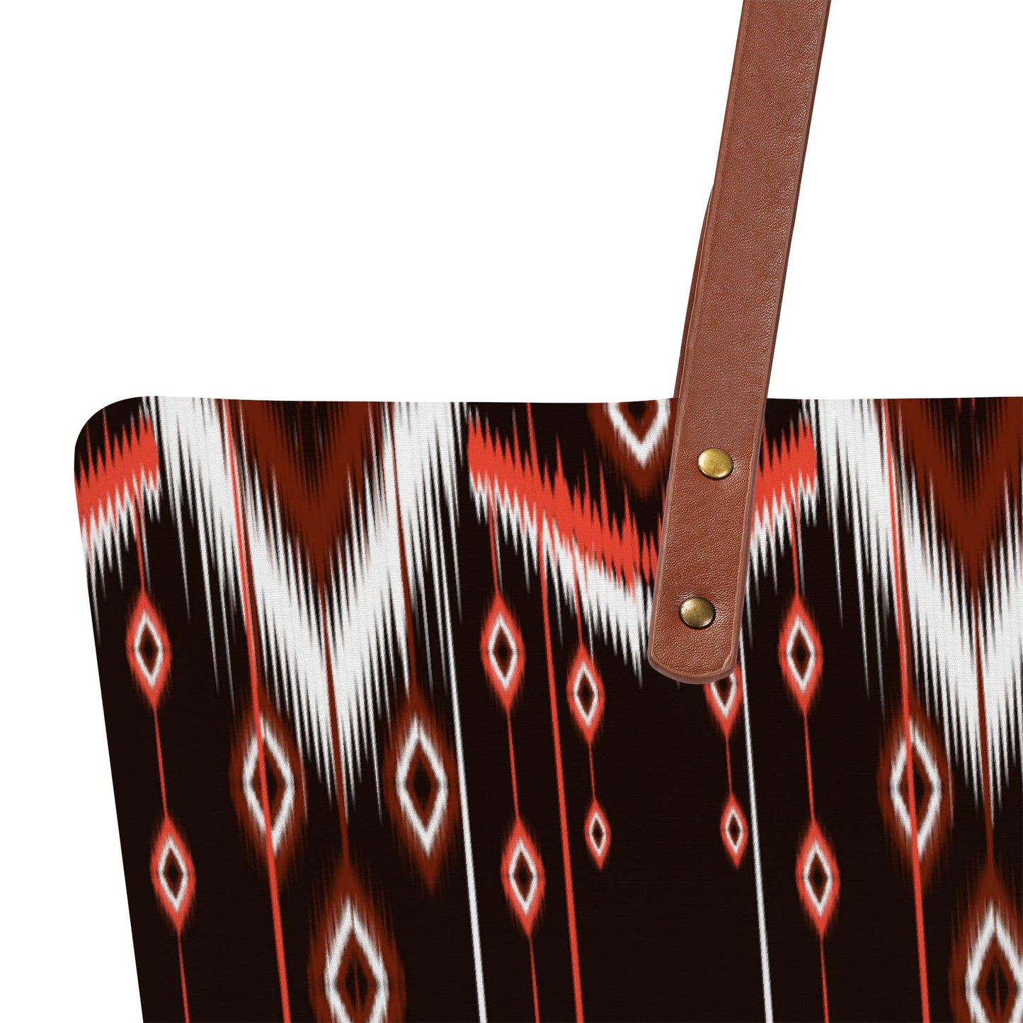 Dancing Fire Print Tote Bag Purse - Expressive DeZien 