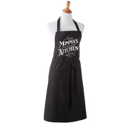 Momma's Kitchen Apron - Handmade & Adjustable - Expressive DeZien 
