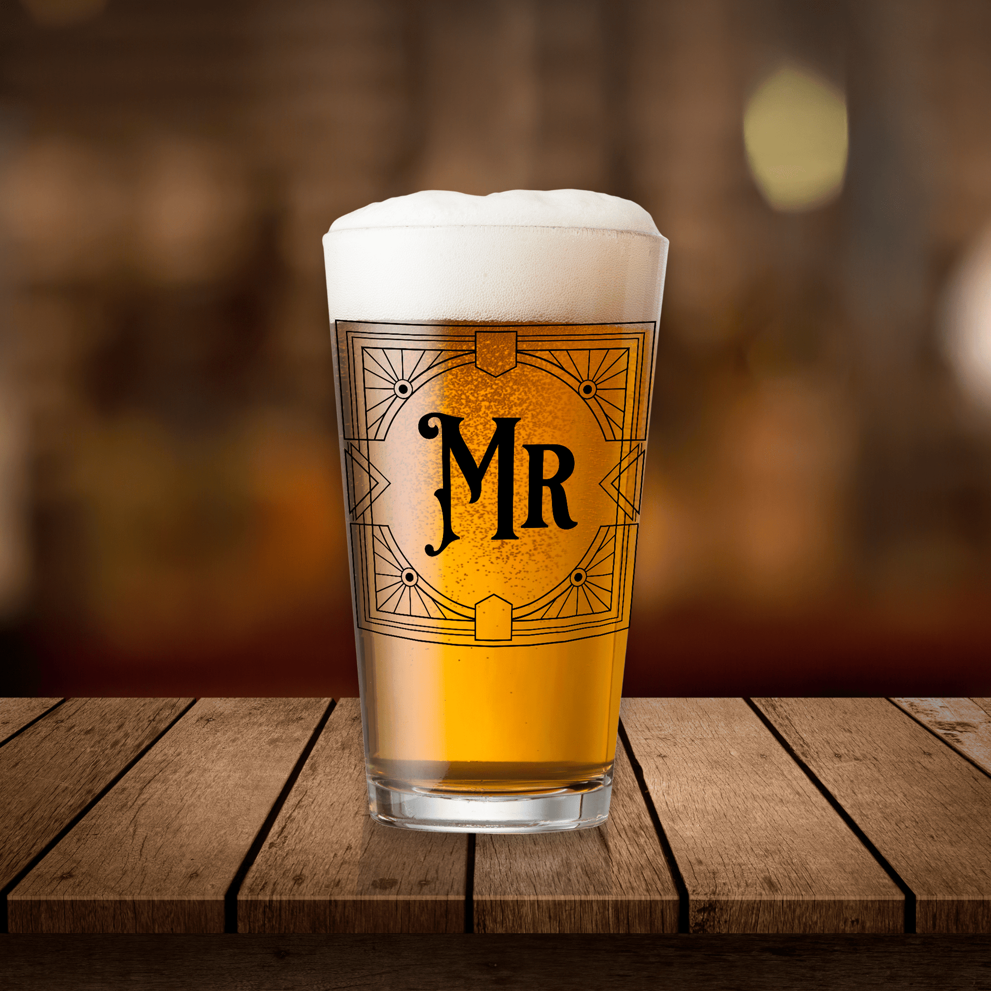 Personalized Beer Glasses - Classic