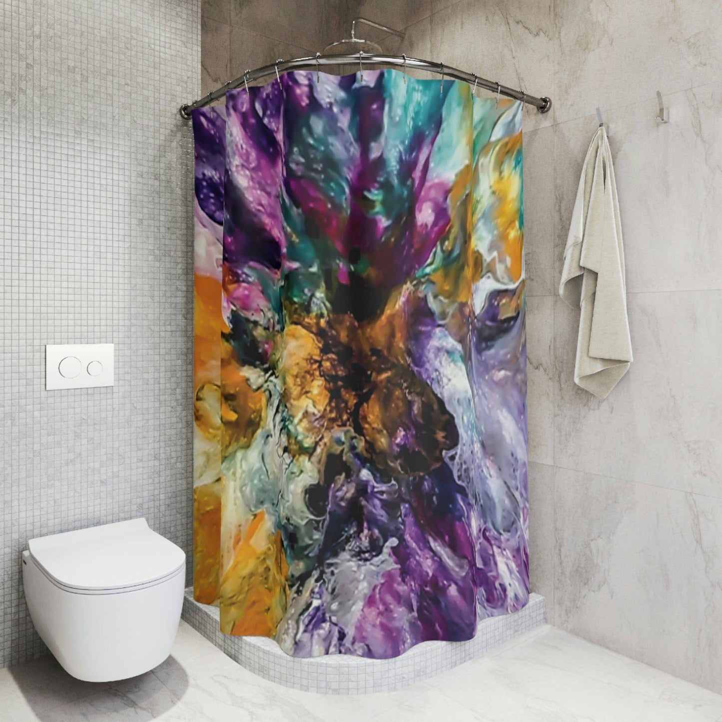 Shower Curtain Emotions Collection by artist apb_funkylittlethings - Expressive DeZien 