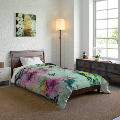 Watercolor Delight Luxury Polyester Comforter - Soft, Lightweight & Elegant - Expressive DeZien 