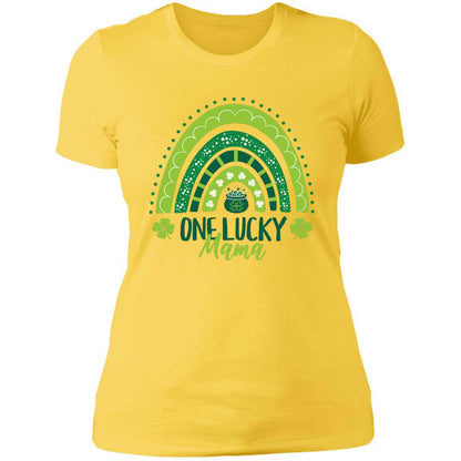One Lucky Moma Next Level Ladies' Boyfriend T-Shirt - Expressive DeZien 