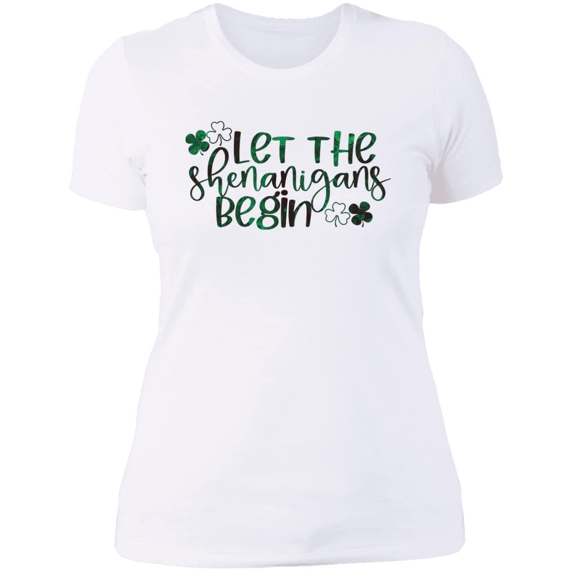 Let the Shenanigans Begin Next Level Ladies' Boyfriend T-Shirt - Expressive DeZien 